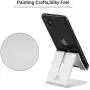 Desktop Cell Phone Stand Holder, ToBeoneer Aluminum Solid Portable Universal Desk Stand for All Mobile Smart Phone Tablet Display Huawei iPhone X 8 7 6 Plus 5 Ipad 2 3 4 Ipad Mini Samsung (Silver) Desktop Cell Phone Stand Holder, ToBeoneer Aluminum Solid Portable Universal Desk Stand for All Mobile Smart Phone Tablet Display Huawei iPhone X 8 7 6 Plus 5 Ipad 2 3 4 Ipad Mini Samsung (Silver)