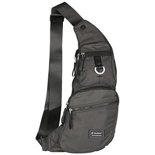 Vanlison Large Sling Bag Crossbody Shoulder Chest Back Pack Anti Theft Travel Bags Daypack Black Vanlison Large Sling Bag Crossbody Shoulder Chest Back Pack Anti Theft Travel Bags Daypack Black