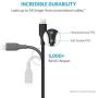 iPhone Charger, Anker Powerline 6ft Lightning Cable, MFi Certified USB Charge/Sync Cord for iPhone 11 / XS/XS Max/XR/X / 8/8 Plus / 7/7 Plus / 6/6 Plus / 5s / iPad, and More