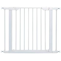 MidWest Homes for Pets Steel Pet Gate | Pet Safety Gate; 29" & 39" Tall in Soft White or Textured Graphite