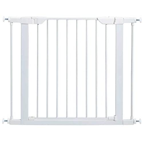MidWest Homes for Pets Steel Pet Gate | Pet Safety Gate; 29" & 39" Tall in Soft White or Textured Graphite