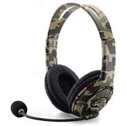 HuntGold Gaming Headset Wired Headphones Stereo 3.5MM with Microphone and Volume Control Plug and Play for S0ny PS4--- Camouflage