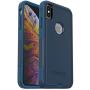 OtterBox COMMUTER SERIES Case for iPhone Xs Max - Frustration Free Packaging - BESPOKE WAY (BLAZER BLUE/STORMY SEAS BLUE)
