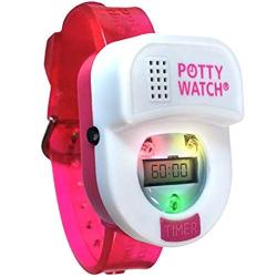 Potty Time: The Original Potty Watch | Newly Improved 2020 ~ Water Resistant | Toddler Toilet Training Aid, (Set Automatic Timers with Music for Gentle Reminders), Pink