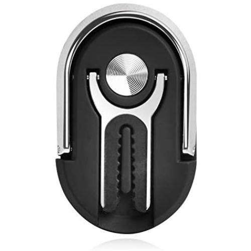 Finger Ring Stand,WATACHE 1 Pack Luxury Glitter Diamond Universal Metal Smartphone Finger Ring Grip Holder Kickstand for iPhone/iPad/Samsung/HTC/Nokia/Cellphones/Tablet,Black