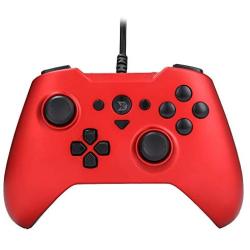 ZD-O Wired Gaming Controller 6 Remappable Multi-Function Buttons for Steam Nintendo Switch,Lapto/PC(Win7-Win10),Android Smartphone Tablet VR TV Box (O-Red)