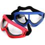 LJDJ Safety Goggles - Pack of 2 - Glasses Adjustable Outdoor Sports Dust-Proof Protection Eyewear Perfect for Foam Game Gun and Blaster (Red + Blue)