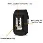 AGOZ Jitterbug Flip Phone Holster, Vertical Belt Clip Case, Heavy-Duty Canvas Carrying Flip Cell Phone Pouch Rugged Cover with Strong Metal Clip and Belt Loops - 4.3" x 2.2" AGOZ Jitterbug Flip Phone Holster, Vertical Belt Clip Case, Heavy-Duty Canvas Carrying Flip Cell Phone Pouch Rugged Cover with Strong Metal Clip and Belt Loops - 4.3" x 2.2"