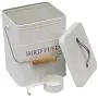 Geyecete Bird Feeder,Bird Food Jar Pet Food Storage Airtight Food Storage Container Geyecete Bird Feeder,Bird Food Jar Pet Food Storage Airtight Food Storage Container