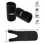 Neoprene Arm Trimmers Sauna Sweat Band for Women Men Weight Loss Compression Body Wraps Sport Workout Exercise(a pair)