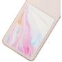 uCOLOR Phone Card Holder PU Leather Wallet Pocket Credit Card ID Case Pouch 3M Adhesive Sticker on Phone Samsung Galaxy Android Smartphones(fit for 4.7" Phone or Above) (Pastel Marble)