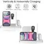 Wireless Charger, QI-EU 4 in 1 Qi-Certified Fast Charging Station Compatible Apple Watch Airpods Pro iPhone 11/11pro/X/XS/XR/Xs Max/8/8 Plus, Wireless Charging Stand Compatible Samsung Galaxy S20/S10