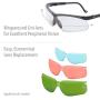 Uvex by Honeywell Genesis Safety Glasses with Uvextreme Anti-Fog Coating, Vapor Blue Frame