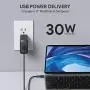 AUKEY USB C Charger 30W and 12W Power Delivery 3.0 Fast Charger with Dynamic Detect, USB C Wall Charger Dual Port for iPhone 11 Pro Max, iPhone SE, Google Pixel 4 XL, MacBook Air, iPad Pro AUKEY USB C Charger 30W and 12W Power Delivery 3.0 Fast Charger with Dynamic Detect, USB C Wall Charger Dual Port for iPhone 11 Pro Max, iPhone SE, Google Pixel 4 XL, MacBook Air, iPad Pro