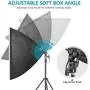 Neewer Photography Softbox Lighting Kit: 20x28Inches/50x70cm Soft Box, 79Inches/200cm Light Stand, 45W LED Bulb with Remote Control for Photo Studio Portrait Photography, Video Shooting (No Carry Bag) Neewer Photography Softbox Lighting Kit: 20x28Inches/50x70cm Soft Box, 79Inches/200cm Light Stand, 45W LED Bulb with Remote Control for Photo Studio Portrait Photography, Video Shooting (No Carry Bag)