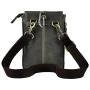 NKns Fanny Pack Leather Backpack Mens Shoulder Diagonal Chest Bag Pocket