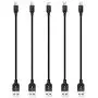 Pantom 6-Inch Short iPhone/iPad Cable Cord Charger Sync/Charge Compatible with iPhone 11/11 Pro/Xs/Xs Max/Xr/X/8/8 Plus/7/7 Plus/6s/6s Plus/5c/5se/5s/iPad Pro/iPad Mini/iPod Touch [5-Packs]