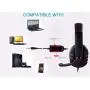 with Microphone Hi-Fi Gaming Headset Computer Portable Earphone for PS4 One PC Mobile Phone