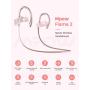 Mpow FLAME2 Bluetooth Headphones Sport, 12Hrs & Bluetooth 5.0 Wireless Sport Earphones, IPX7 Waterproof Running Headphones W/CVC 6.0 Noise Cancelling Mic, Bluetooth Earphones w/Comfort-Slanting, Pink