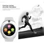 ZEERKEER Smart Watch for Android Phones and iOS Phones Bluetooth Smartwatch with Pedometer/Sleep Monitoring/Smart Reminder/Music Playing/Bluetooth Phone Calling for Men Women(White)