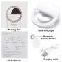 Disnadda Selfie Ring Light,3 Lighting Modes Rechargeable Clip on Selfie Fill Light with 36 Led for iPhone Laptop Android Smart Phone Photography, Camera Video, Girl Makes Up(White) Disnadda Selfie Ring Light,3 Lighting Modes Rechargeable Clip on Selfie Fill Light with 36 Led for iPhone Laptop Android Smart Phone Photography, Camera Video, Girl Makes Up(White)