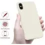 OTOFLY Liquid Silicone Gel Rubber Full Body Protection Shockproof Case for iPhone Xs/iPhone X,Anti-Scratch&Fingerprint Basic-Cases,Compatible with iPhone X/iPhone Xs 5.8 inch (2018), (Antique White) OTOFLY Liquid Silicone Gel Rubber Full Body Protection Shockproof Case for iPhone Xs/iPhone X,Anti-Scratch&Fingerprint Basic-Cases,Compatible with iPhone X/iPhone Xs 5.8 inch (2018), (Antique White)