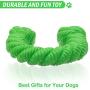 EXPAWLORER Dog Chew Toys for Aggressive Chewers - Indestructible Dog Dental Toy for Medium Large Breeds, Tough Rubber Pet Toy for Puppy Small Doggy Training, Non-Toxic & Durable