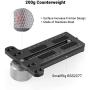 SMALLRIG Removable Counterweight 200g for DJI Ronin S/Ronin-SC and Zhiyun Gimbal Stabilizers – 2285
