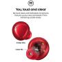 Samsung Galaxy Buds+ Plus, True Wireless Earbuds w/improved battery and call quality (Wireless Charging Case included), Red – US Version
