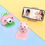 Frog Phone Holder - Adjustable Stand - Lovely Animal Desktop Cell Phone Stand, Creative Cartoon Multi-Function Desk Phone Stand, Smartphone Dock,Frog Gift for Girl (Green Frog, 17 X 8 X 5 cm)
