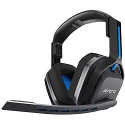 Logitech Astro A20 Wireless Headset Black/Blue - Playstation 4/PC/MAC (Renewed)