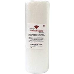 H2O&quotEau" Gone White FSL 12 inch x 25 Yard Roll. Wash n Gone - Wash Away - SuperStable Embroidery Stabilizer Backing