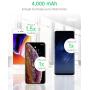 Portable Charger Power Bank Battery - by TalkWorks | 4000 mAh | Cell Phone Backup External Dual USB Power Pack for Apple iPhone 11, XR, XS, X, 8, 7, 6, iPad & Android for Samsung Galaxy - Space Grey