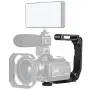 ORDRO U-Grip Video Filming Camera Handle with Standard 1/4 Threaded Interface Foldable Handheld Stabilizer Holder Grip for Gimbal Stabilizer Accessories