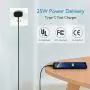 USB C Wall Charger, PD 25W Fast Charger for Samsung Galaxy S20, Note 10, Note 10 Plus, S10 5G, iPad Pro 11/12.9, Galaxy S10/ S9/ S8/ Plus, Google Pixel 4/ 4XL/ 3/ 3XL/ 3a/ 2/ 2XL USB C Wall Charger, PD 25W Fast Charger for Samsung Galaxy S20, Note 10, Note 10 Plus, S10 5G, iPad Pro 11/12.9, Galaxy S10/ S9/ S8/ Plus, Google Pixel 4/ 4XL/ 3/ 3XL/ 3a/ 2/ 2XL
