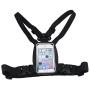 Smartphone Outdoor Chest Strap Mount + Waterproof Case Holder Fits for up to 5.5inch Mobile Phones - Best Cell Phone Chest Harness Mount- Perfect for Outdoor Activities