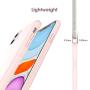 JETech Silicone Case for Apple iPhone 11 (2019) 6.1-Inch, Silky-Soft Touch Full-Body Protective Case, Shockproof Cover with Microfiber Lining (Pink)