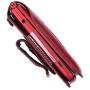 Fitted Leather Case for Alcatel GreatCall Jitterbug Flip Phone for Seniors, Features: Rotating Belt Clip, Screen & Keypad Protection, Secure Fit (Red)