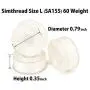 Simthread 25pcs White Prewound Bobbin Thread Size L (SA155) 60WT for Brother Husqvarna Pfaff Embroidery Thread Sewing Thread Machine with Clear Storage Plastic Case DIY Simthread 25pcs White Prewound Bobbin Thread Size L (SA155) 60WT for Brother Husqvarna Pfaff Embroidery Thread Sewing Thread Machine with Clear Storage Plastic Case DIY
