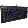HyperX Cloud II Gaming Headset - 7.1 Surround Sound- Red (KHX-HSCP-RD) with HyperX Alloy Core RGBMembrane Gaming Keyboard Comfortable Black - Bundle