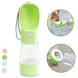 MaoCG Dog Water Bottle for Walking, Multifunctional and Portable Dog Travel Water Dispenser with Food Container,Detachable Design Combo Cup for Drinking and Eating,Suitable for Cats and Puppy