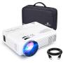 VANKYO LEISURE 3 Mini Projector, 1080P and 170 Display Supported, Portable Movie Projector with 40,000 Hrs LED Lamp Life, Compatible with TV Stick, PS4, HDMI, VGA, TF, AV and USB