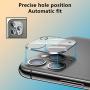 [ 2 Pack] UniqueMe Camera Lens Protector for iPhone 11 Pro/iPhone 11 Pro Max Tempered Glass, [New Version] Add Cameras Flash Circle