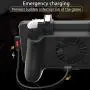 Haoyushangmao 4 in 1 Cooling Fan Radiator Charging Handle Gamepad Joystick Holder Gaming Controller Power Bank for Mobile Phone for PUBG (Color : Black)