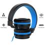 Elecder i36 Kids Headphones Children Girls Boys Teens Foldable Adjustable On Ear Headphones 3.5mm Jack Compatible iPad Cellphones Computer Kindle MP3/4 Airplane School Tablet