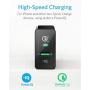 Quick Charge 3.0, Anker 18W 3Amp USB Wall Charger (Quick Charge 2.0 Compatible) Powerport+ 1 for Anker Wireless Charger, Galaxy S10e/S10/S9/S8/Plus, Note 9/8, LG G7/V40/V30+, iPhone, iPad and More