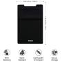 [2PC] RFID Blocking Phone Card Wallet - Double Secure Pocket - Ultra-Slim Self Adhesive Credit Card Holder Card Sleeves Phone Wallet Sticker All Smartphones(Black)