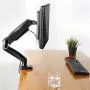 MOUNTPRO Single Monitor Desk Mount - Articulating Gas Spring Monitor Arm, Removable VESA Mount Desk Stand with Clamp and Grommet Base - Fits 13 to 27 Inch LCD Computer Monitors, VESA 75x75, 100x100 MOUNTPRO Single Monitor Desk Mount - Articulating Gas Spring Monitor Arm, Removable VESA Mount Desk Stand with Clamp and Grommet Base - Fits 13 to 27 Inch LCD Computer Monitors, VESA 75x75, 100x100