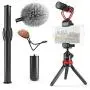 Movo VXR10+ Smartphone Video Rig with Mini Tripod, Phone Grip, and Video Microphone Compatible with iPhone 11, 11 Pro, XS, XR, X, 8, 7, 6S, 6, 5S and Android - for YouTube, Filming, Vlogging Kit Gear Movo VXR10+ Smartphone Video Rig with Mini Tripod, Phone Grip, and Video Microphone Compatible with iPhone 11, 11 Pro, XS, XR, X, 8, 7, 6S, 6, 5S and Android - for YouTube, Filming, Vlogging Kit Gear