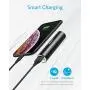 Anker PowerCore+ Mini, 3350mAh Lipstick-Sized Portable Charger (Premium Aluminum Power Bank), One of The Most Compact External Batteries, Compatible with iPhone Xs/XR, Android Smartphones and More